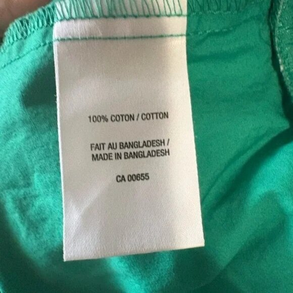 Reitmans size 13 Women's Green Skort, tennis, summer pockets, 100% cotton - Picture 3 of 7